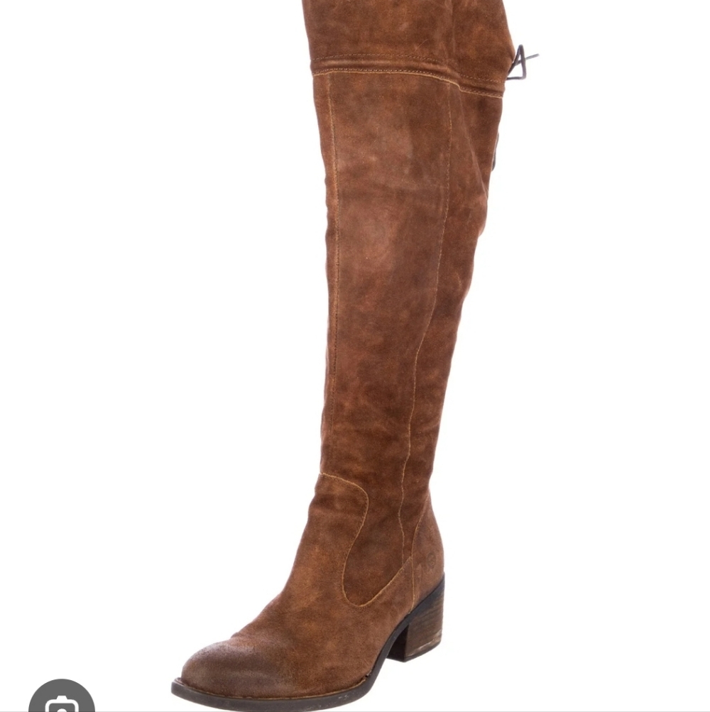 Born Brown Over the Knee Boots